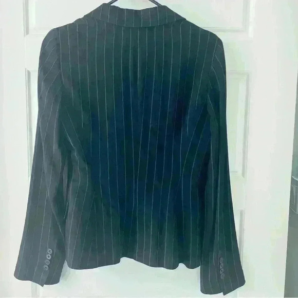 ZARA WOMAN STRIPPES BLACK BLAZER SIZE  4 - Picture 11 of 16